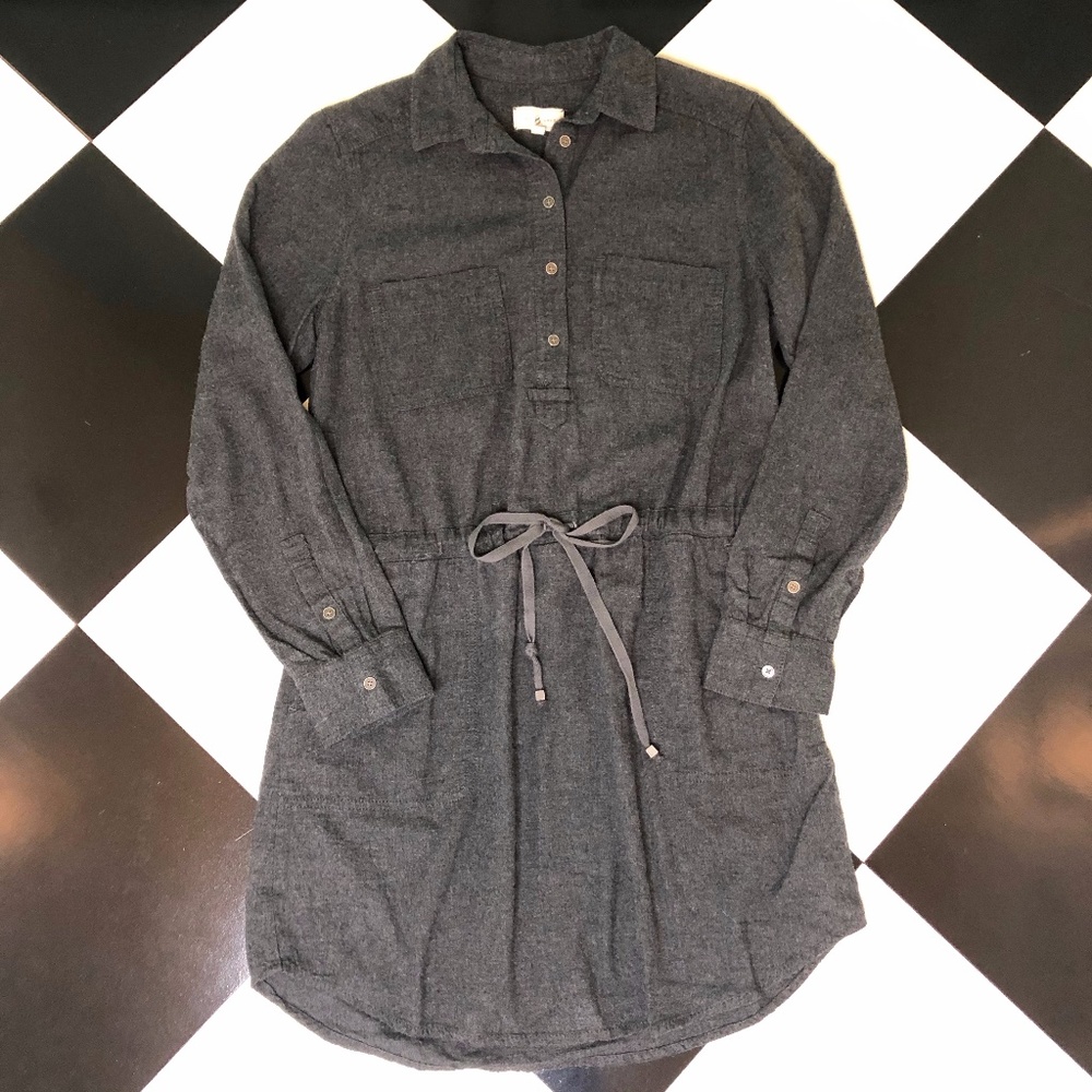 $FINAL$ [XS] Lou & Grey Dropped Waist Drawstring Dress